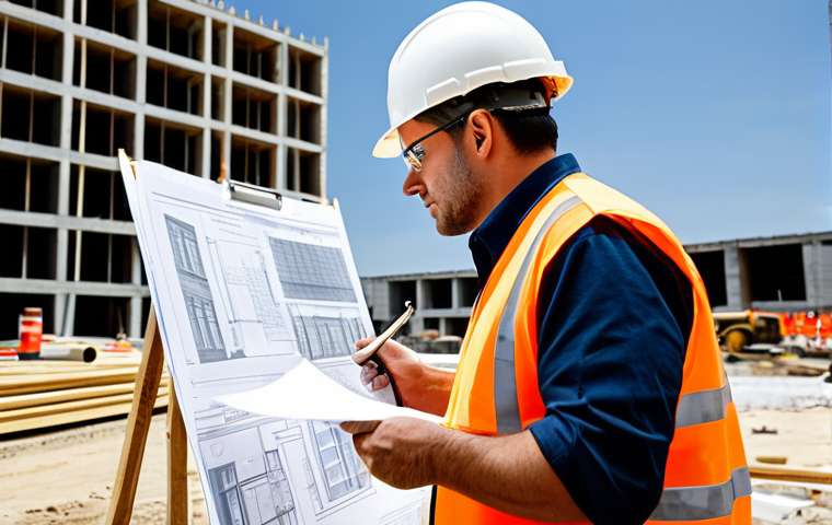 **

A civil engineer, fully clothed in professional attire, reviewing blueprints on a construction site with appropriate safety gear. The scene includes workers in the background, all adhering to safety regulations. Soft, natural lighting. Safe for work, appropriate content, family-friendly, perfect anatomy, correct proportions, natural pose, professional setting.

**