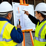Safety Training in Progress**

"Construction site, workers fully clothed in high-visibility vests and hard hats, attending a safety training session, instructor pointing to a safety diagram, safe for work, appropriate content, professional, perfect anatomy, natural proportions, training materials visible, sunny day, family-friendly environment, well-lit, high quality."

**